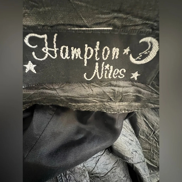 HAMPTON NITES DARK GRAY FORMAL MAXI-SKIRT SIZE 6  FLOOR LENGTH  44”  WAIST  14” - Picture 13 of 13